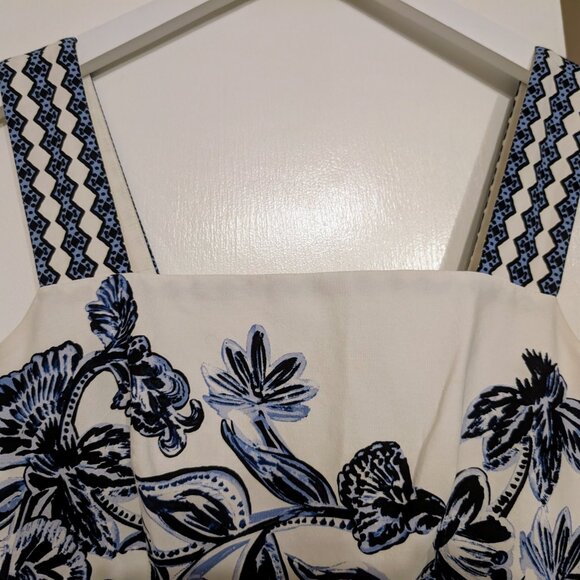 Vince Camuto Fit & Flare Floral Summer Midi Dress 4 EUC - Picture 8 of 16